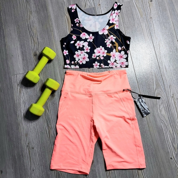 Urban Planet Pants - ✨SALE 3/40$✨NEON CORAL SOMMER RAY BIKER SHORTS